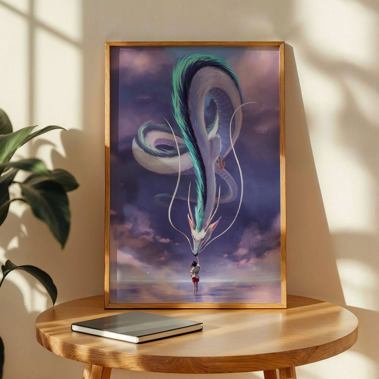Spirited Away Dragon Haku and Chihiro Poster