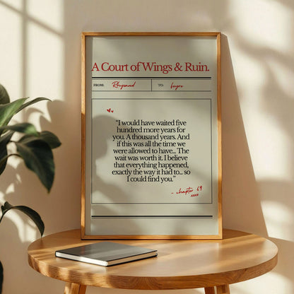 A Court of Wings and Ruin Poster