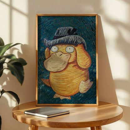 Psyduck Van Gogh Art Print
