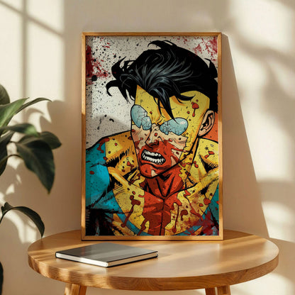 Invincible Covered Blood Poster