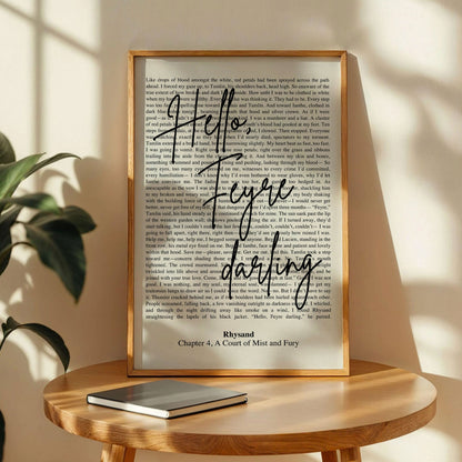 Hello Feyre Darling Poster