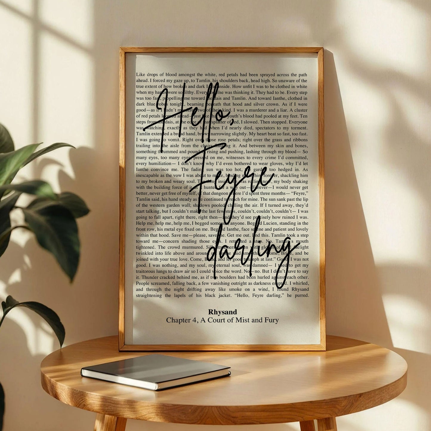 ACOTAR Hello, Feyre Darling Poster