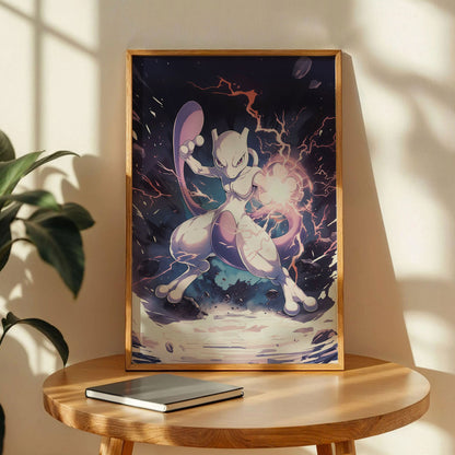 Mewtwo Pokémon Poster