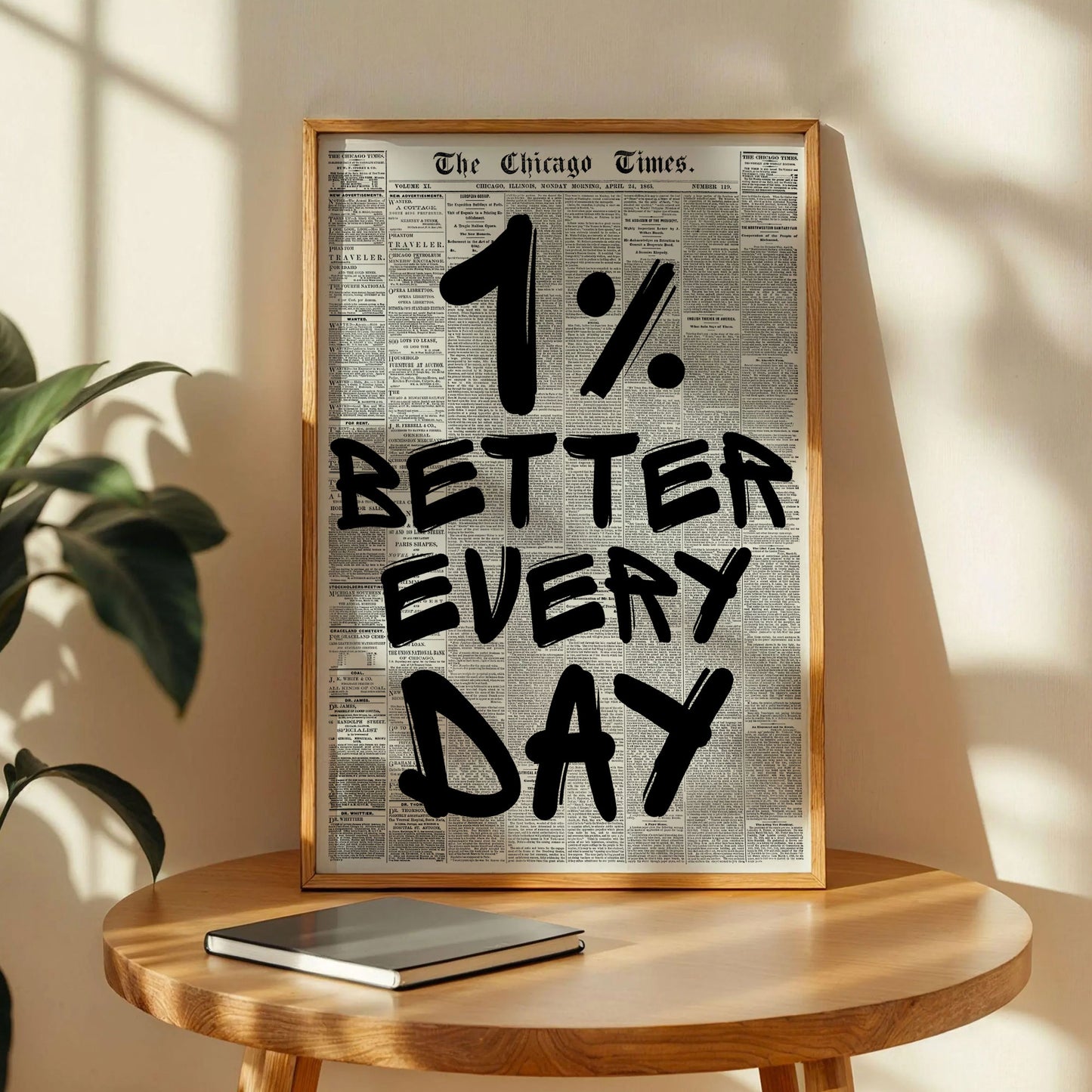1% Better Every Day Poster