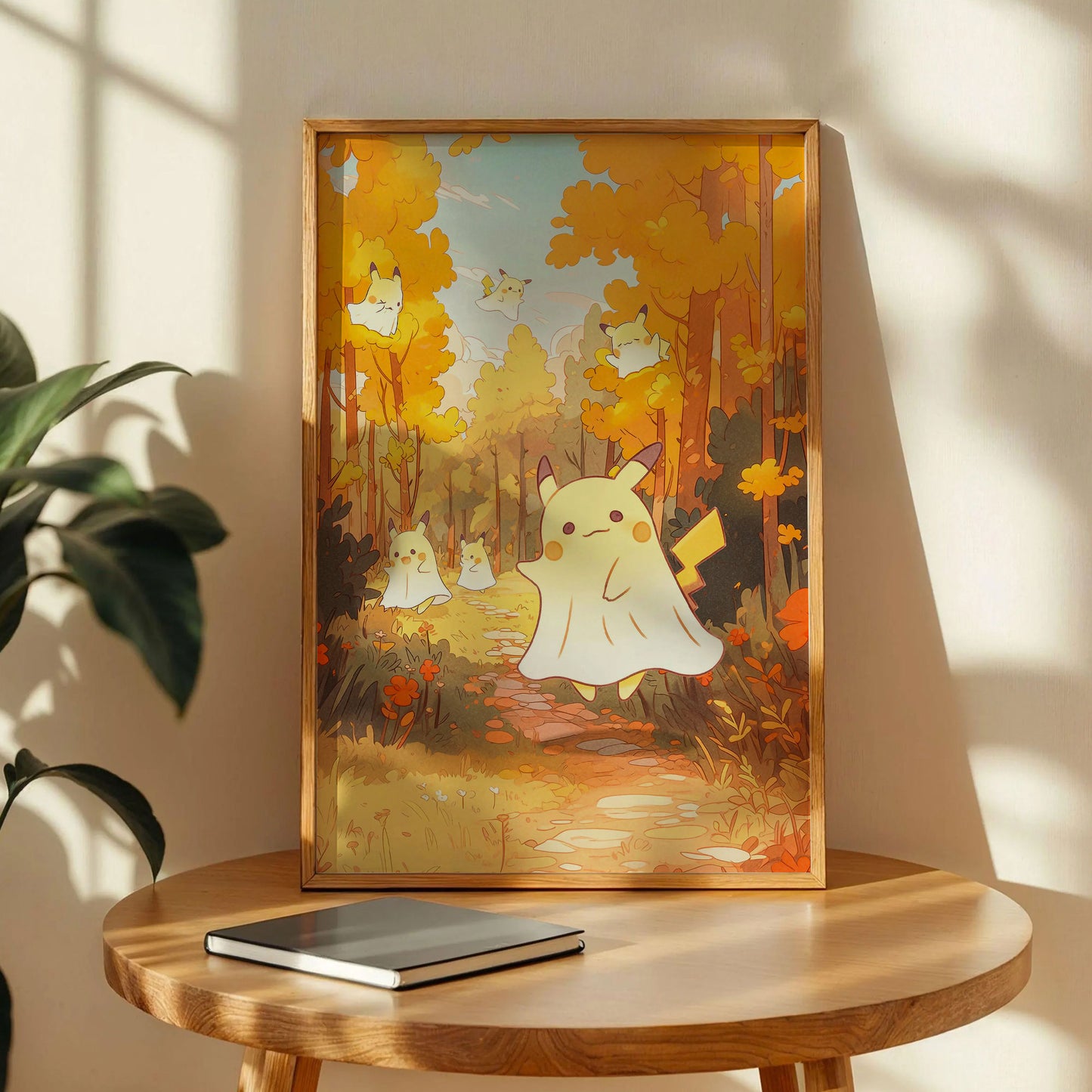 Pikachu Winter Art Print