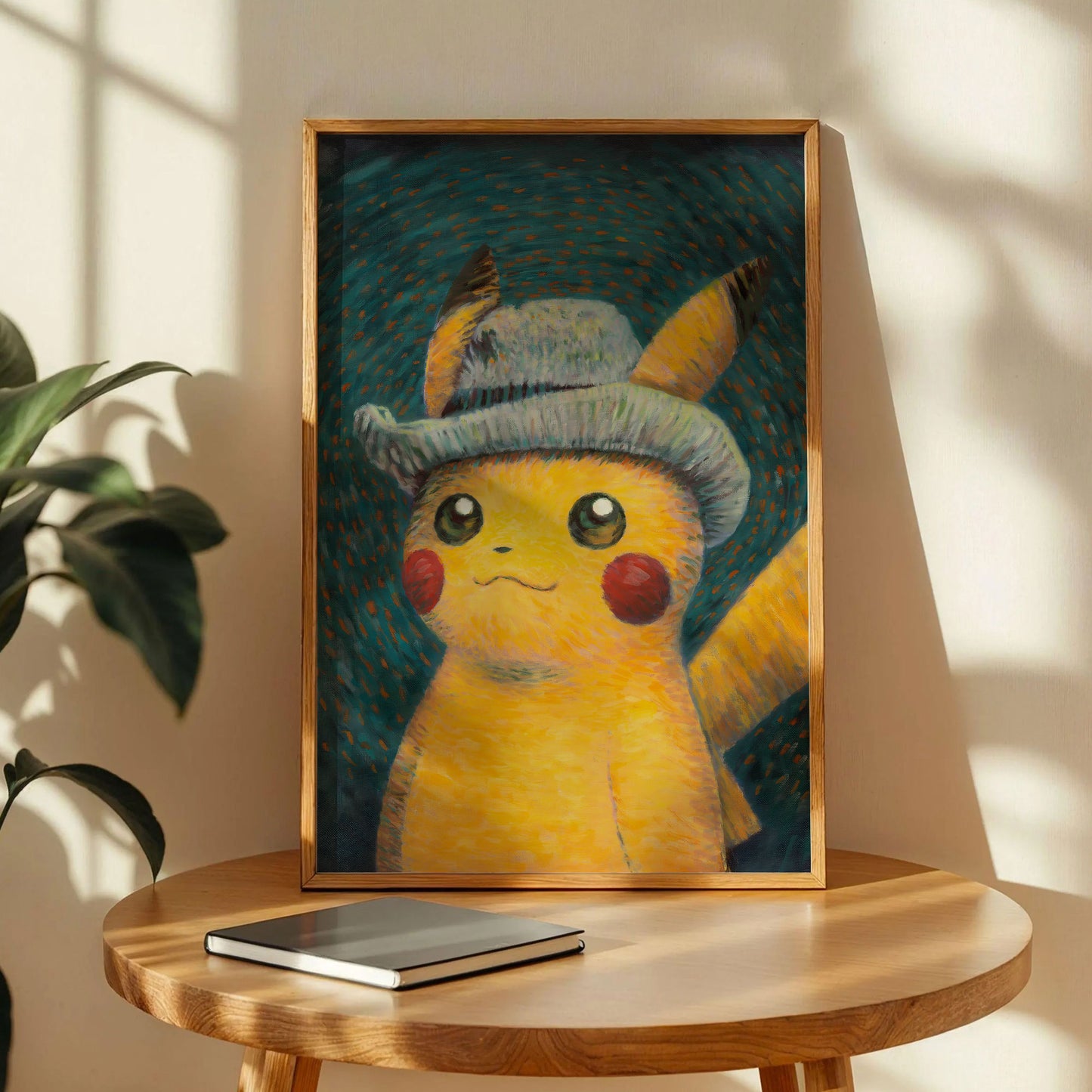 Pikachu Van Gogh Style Print