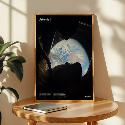Spaceship Earth, Artemis II NASA Mission Poster