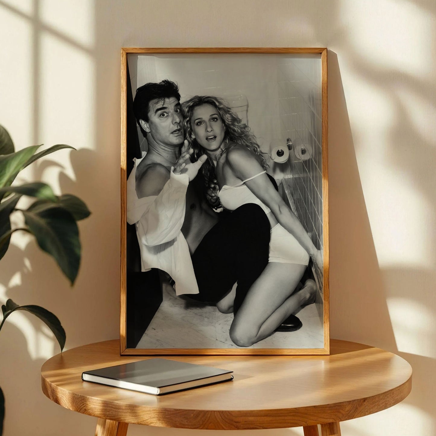 Carrie and Mr Big Bathroom Wall Art