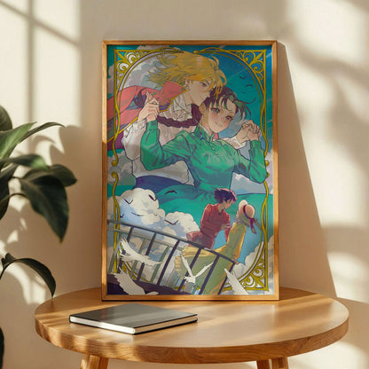 Howl's Moving Castle Studio Ghibli Poster