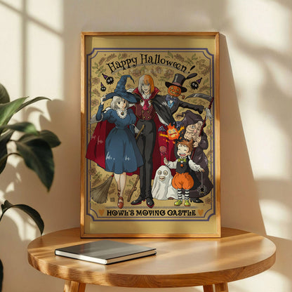 Howl's Moving Castle Halloween Poster