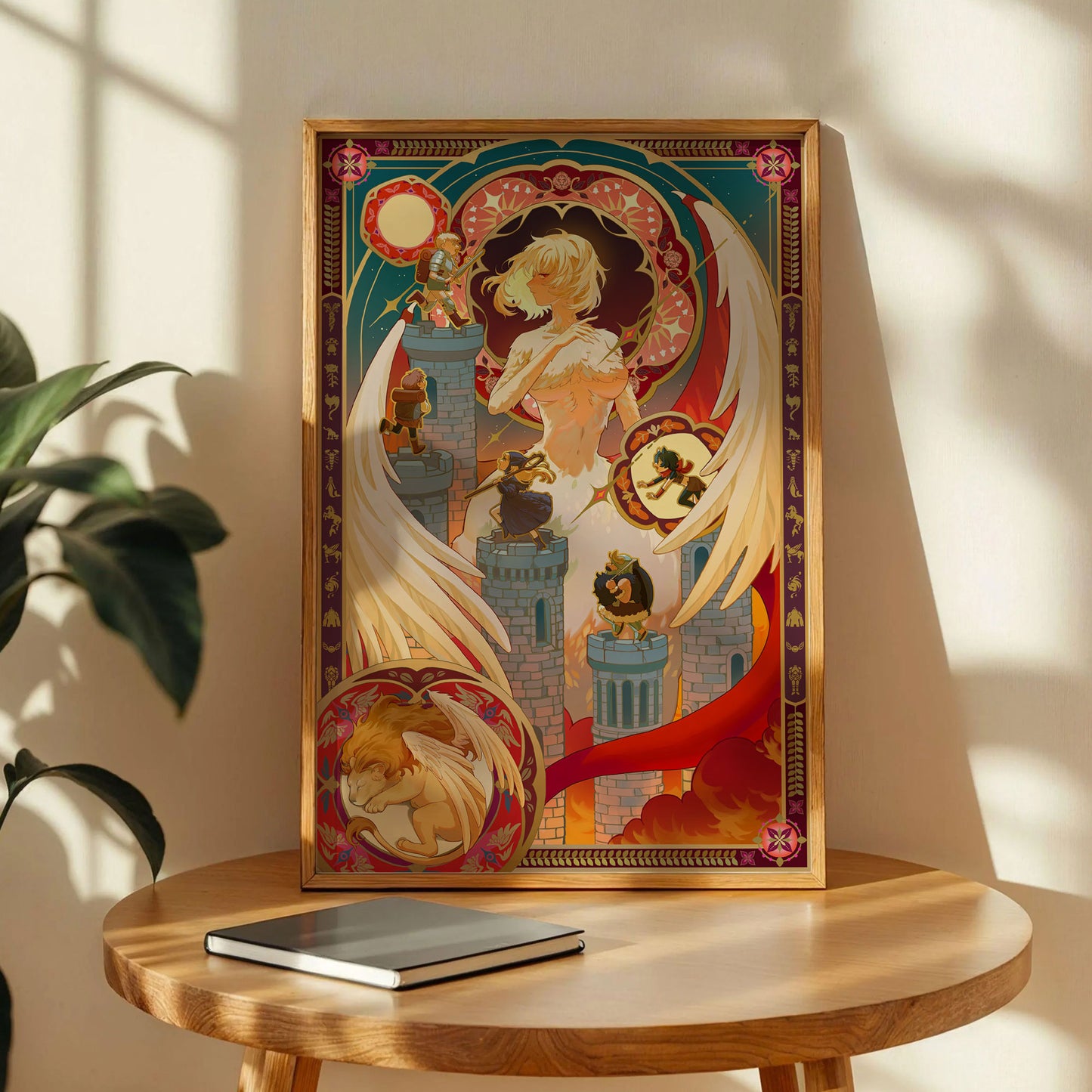 Delicious in Dungeon Gold Foil Art Print