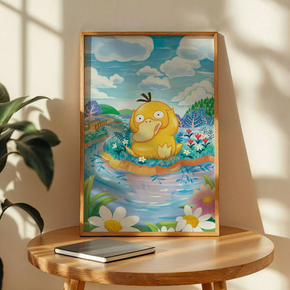 Pokemon Psyduck Print Art