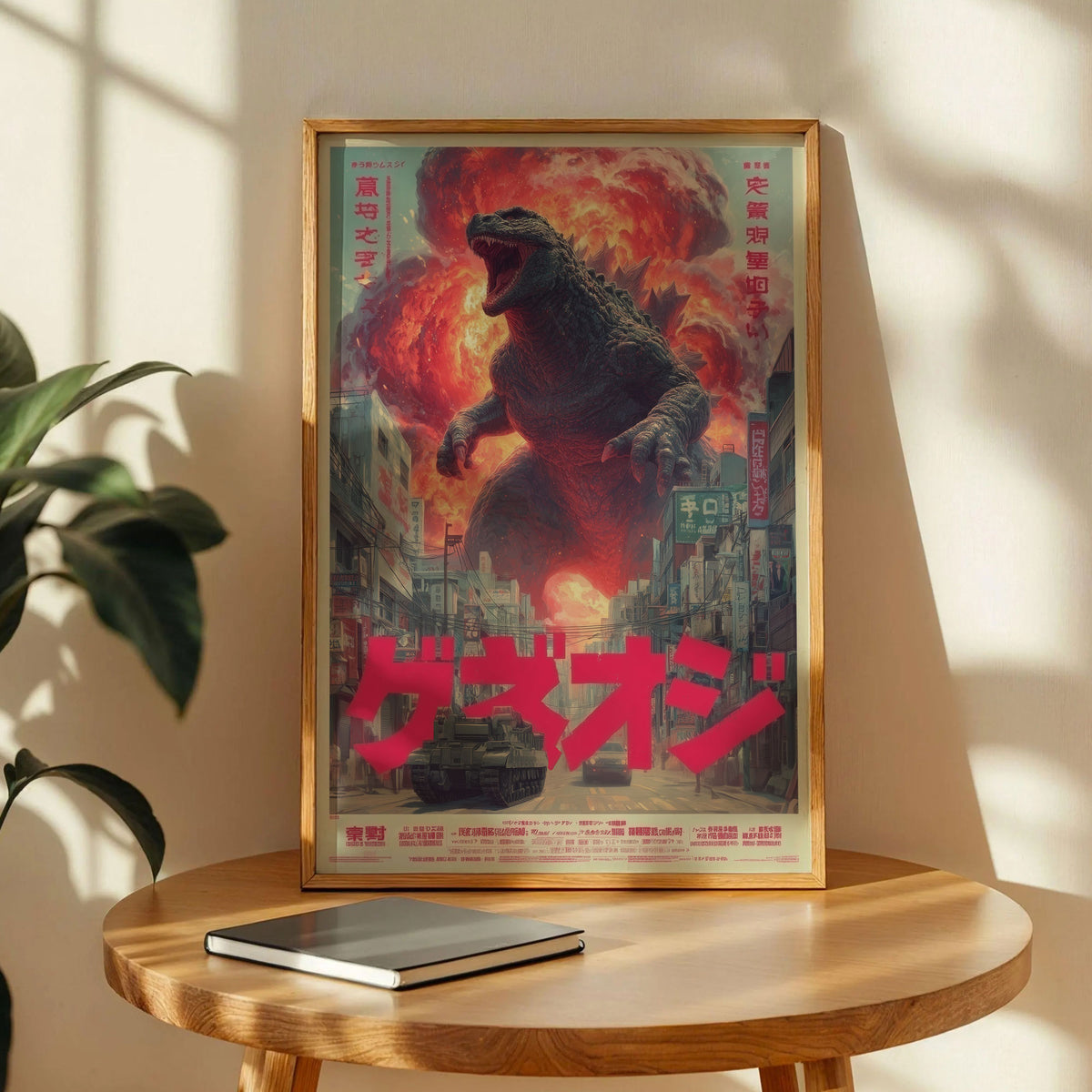 Godzilla Japanese Monster Art Print