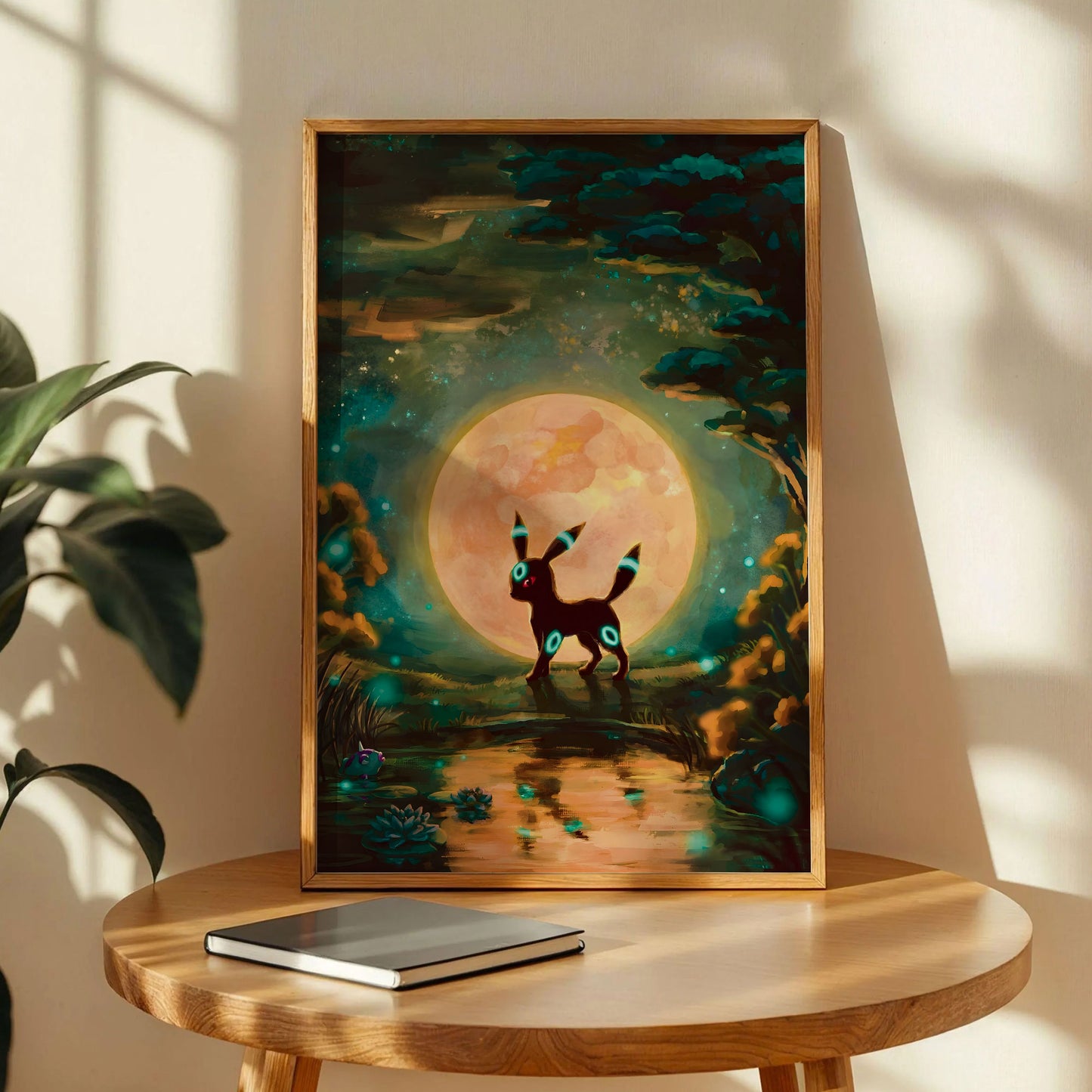 Shiny Umbreon at Full Moon Art