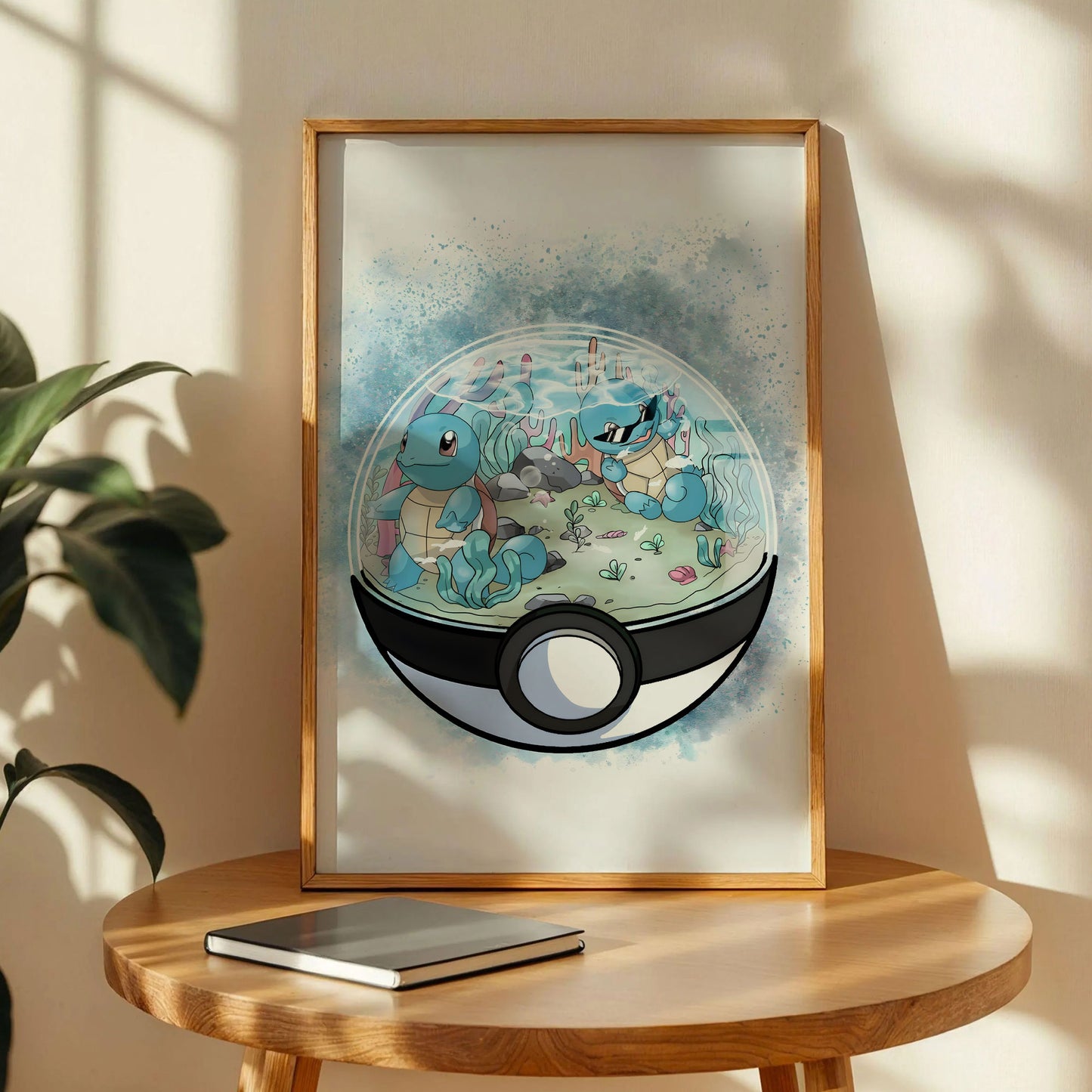 Squirtles Poké Ball Art Print