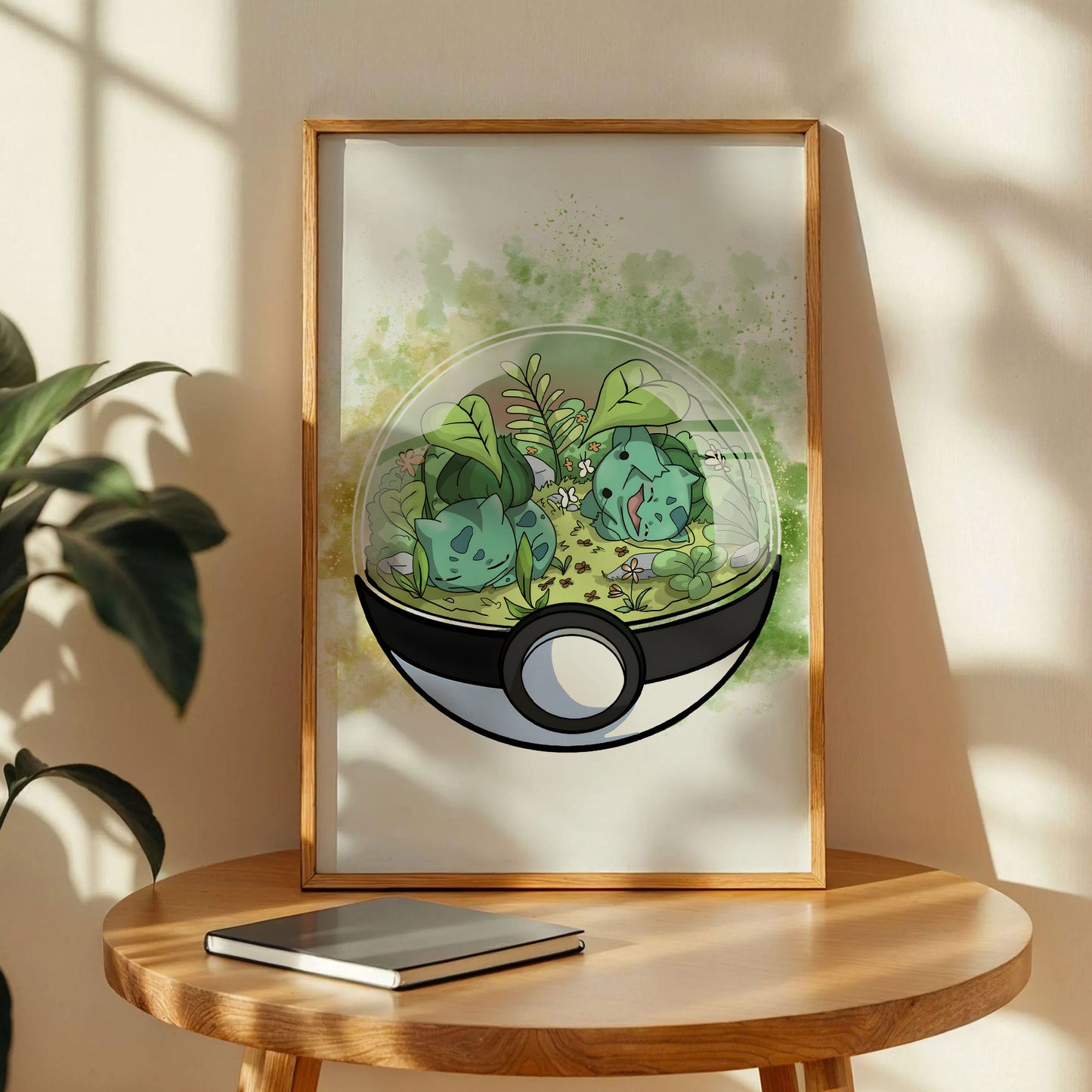 Bulbasaur Greenhouse Lazy Day Poster