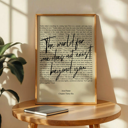 Fourth Wing Quote Chapter 36 Poster