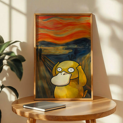 The Scream Psyduck Art