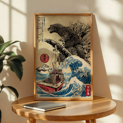 Godzilla Japanese Monster Poster