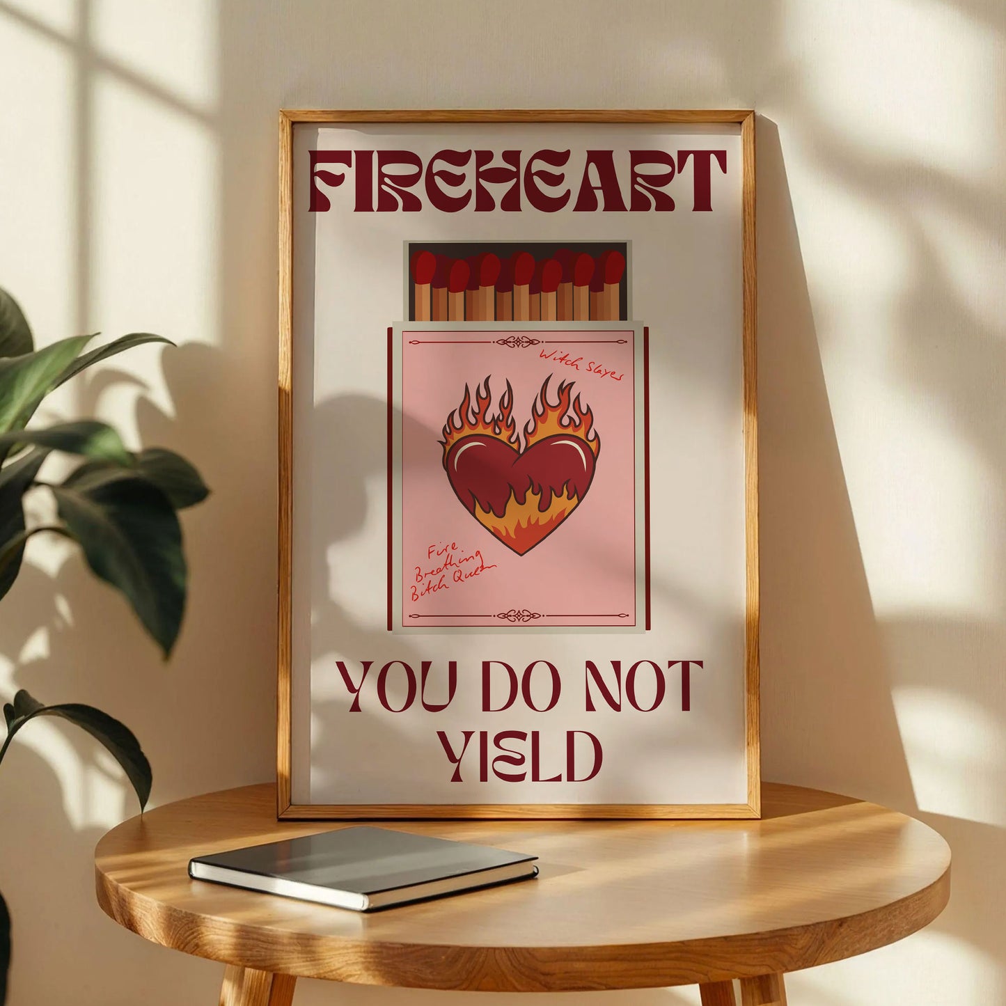 Fireheart Throne of Glass Poster