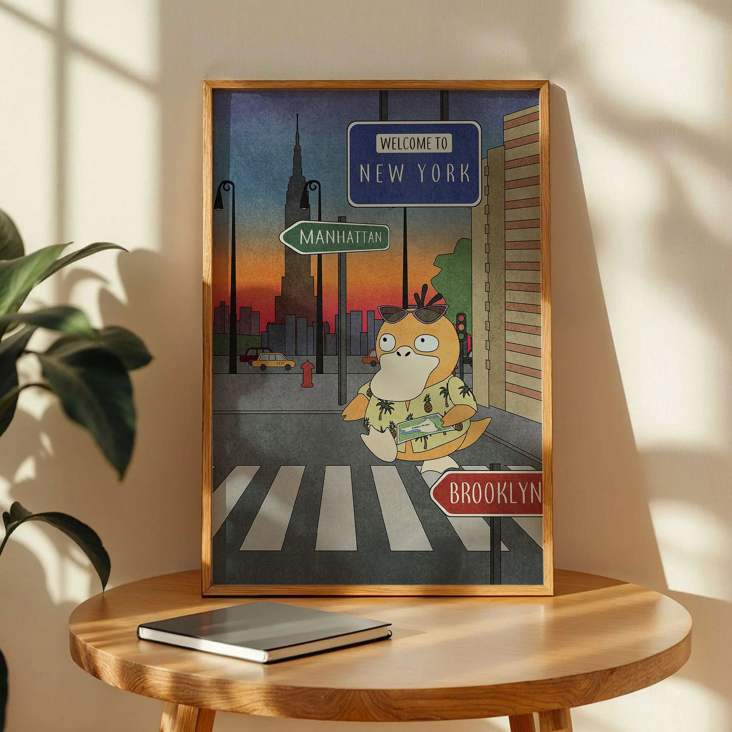 Psyduck Welcome to New York Poster