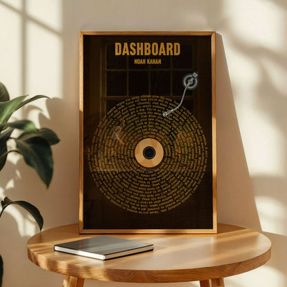 Dashboard Noah Kahan Poster