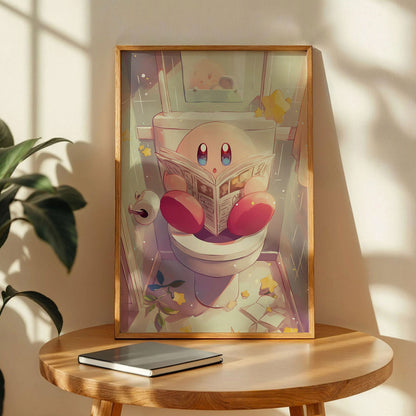 Kirby Toilet Poster