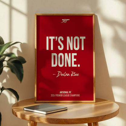 Arsenal Declan Rice Poster