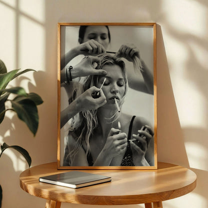 Kate Moss Painting Poster