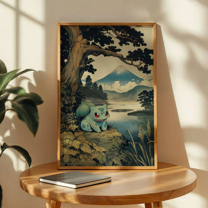 Bulbasaur Japanese Art Poster