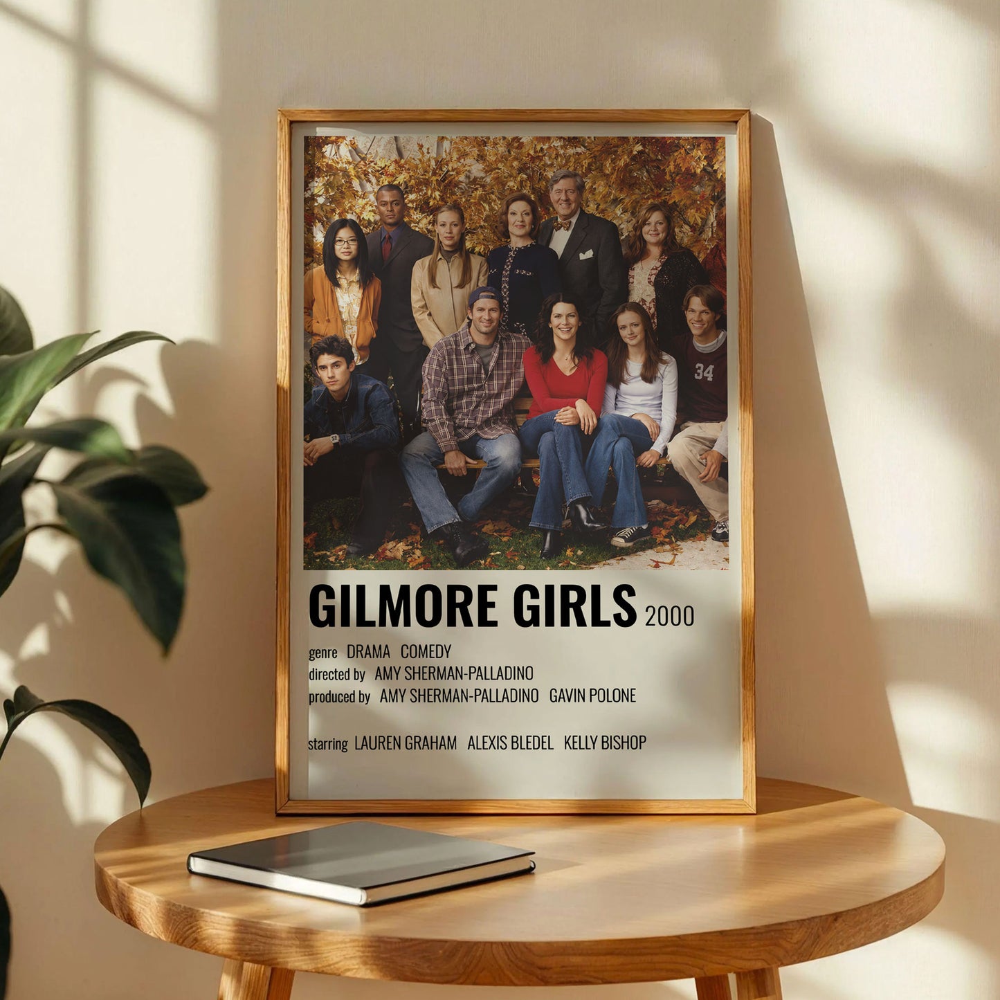 Gilmore Girls Retro TV Show Poster