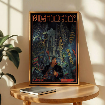 Night City Cyberpunk 2077 Poster