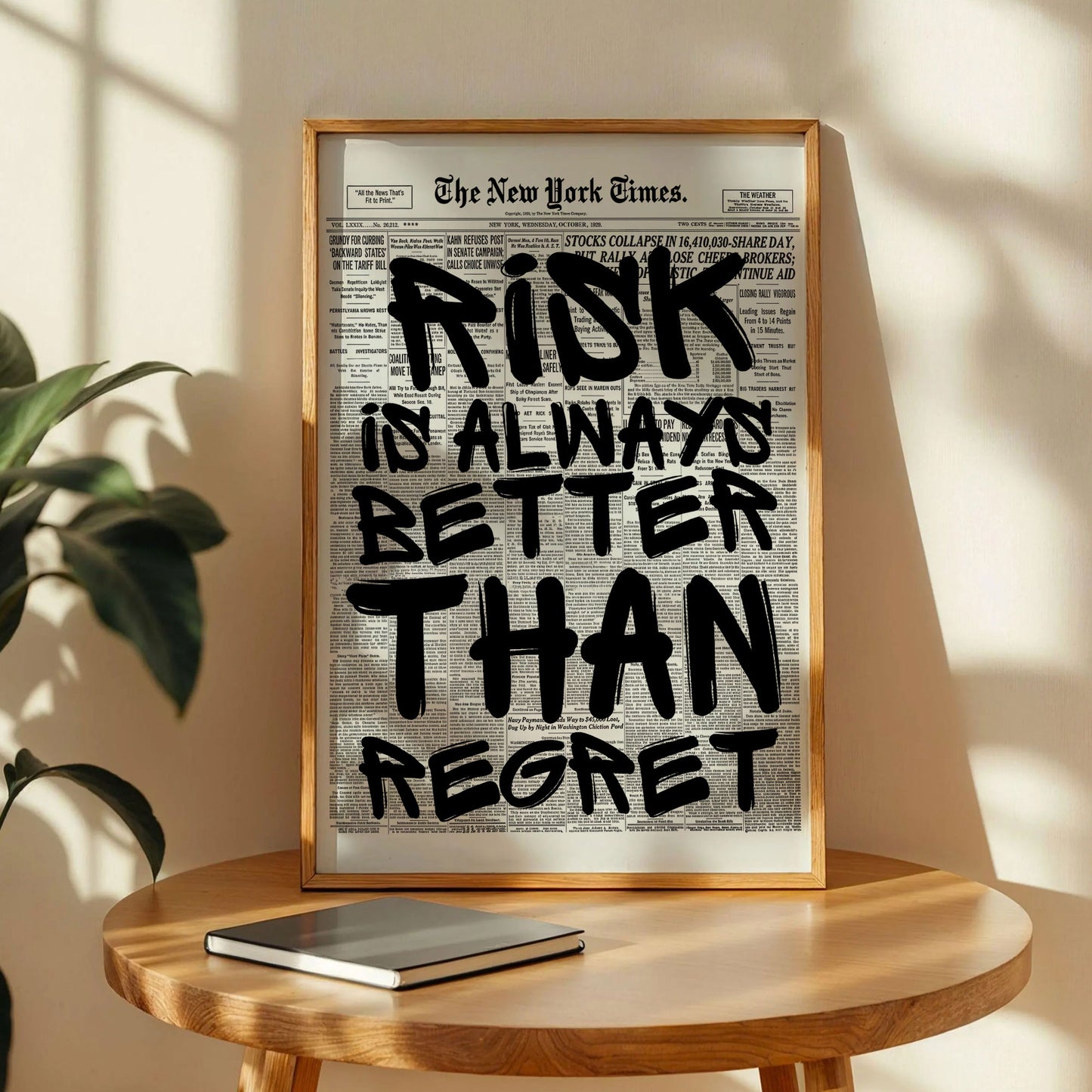 Risk or Regret Poster