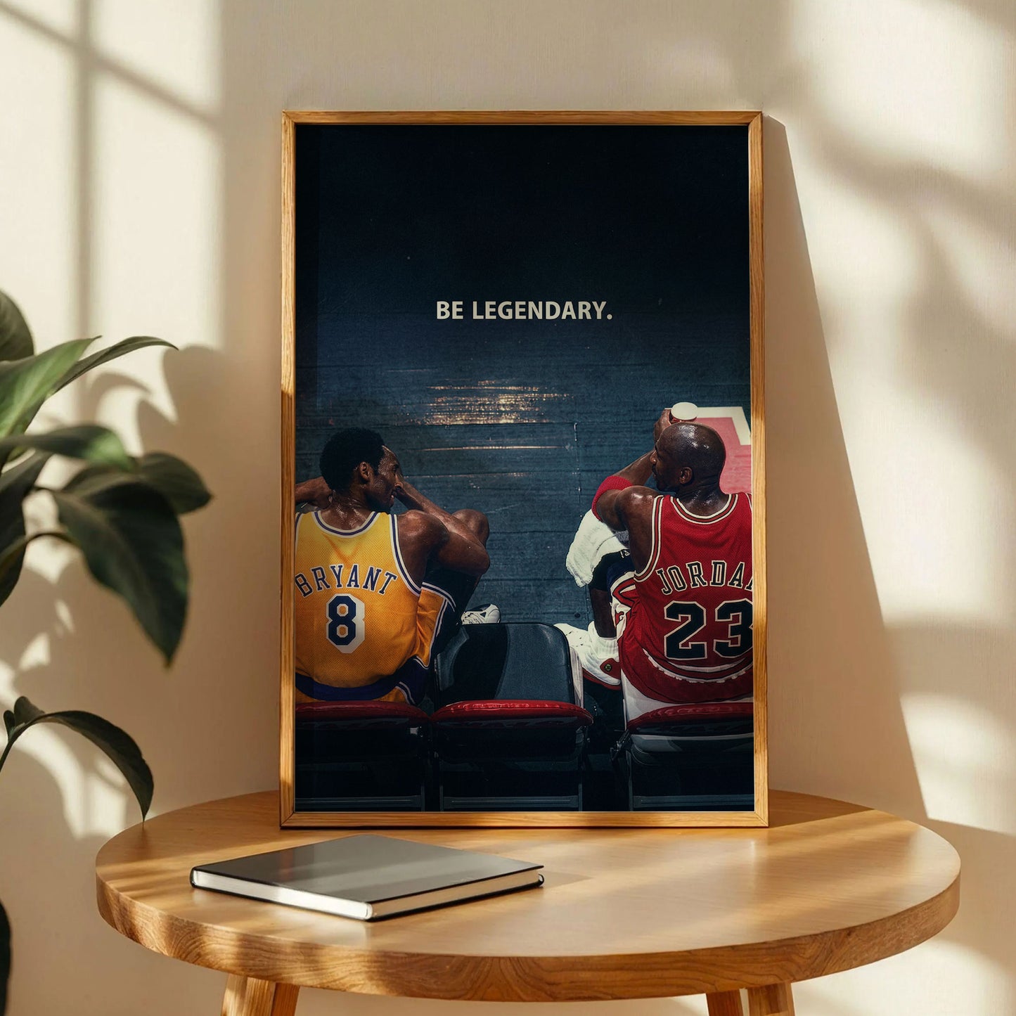 Kobe Bryant and Michael Jordan Wall Decor