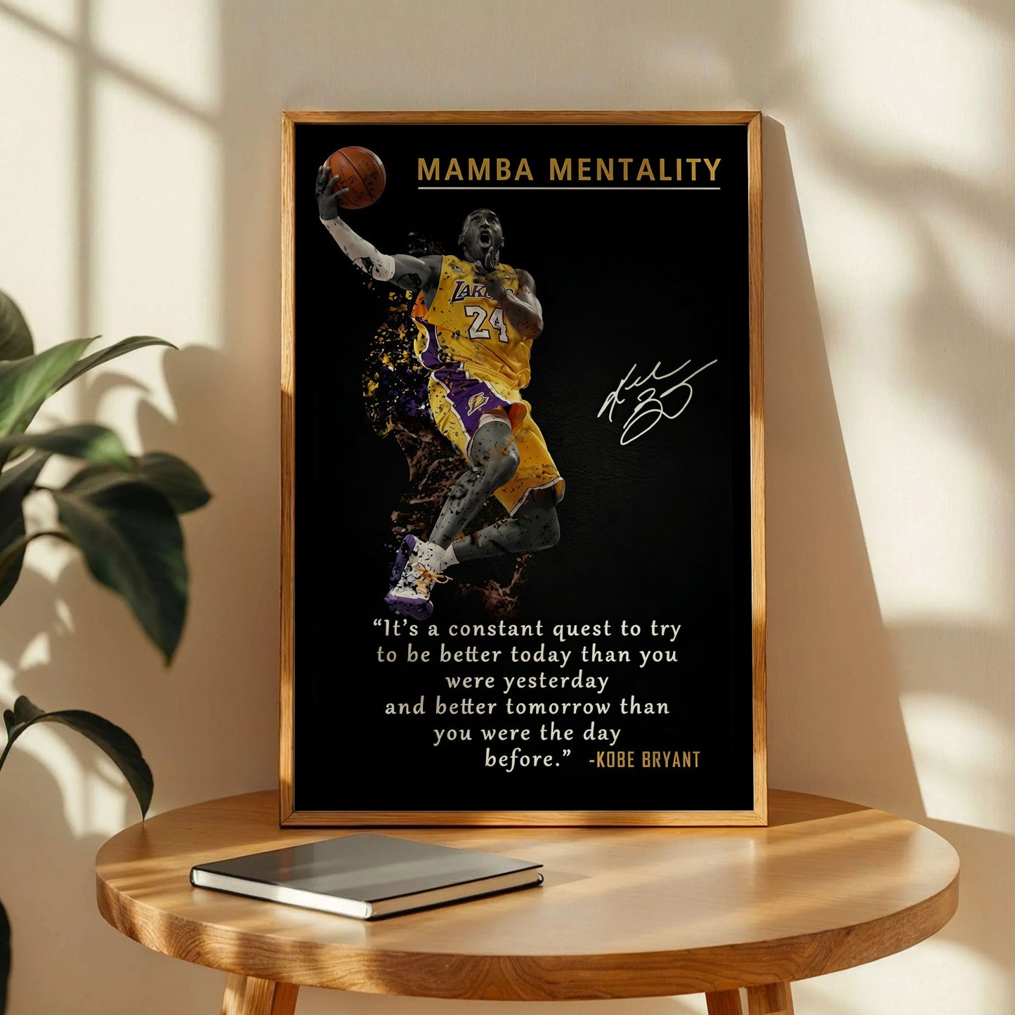 Basketball Poster, Kobe Bryant Art Print