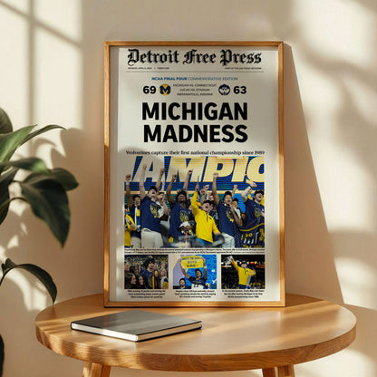 University of Michigan's 2026 NCAA Basketball Poster