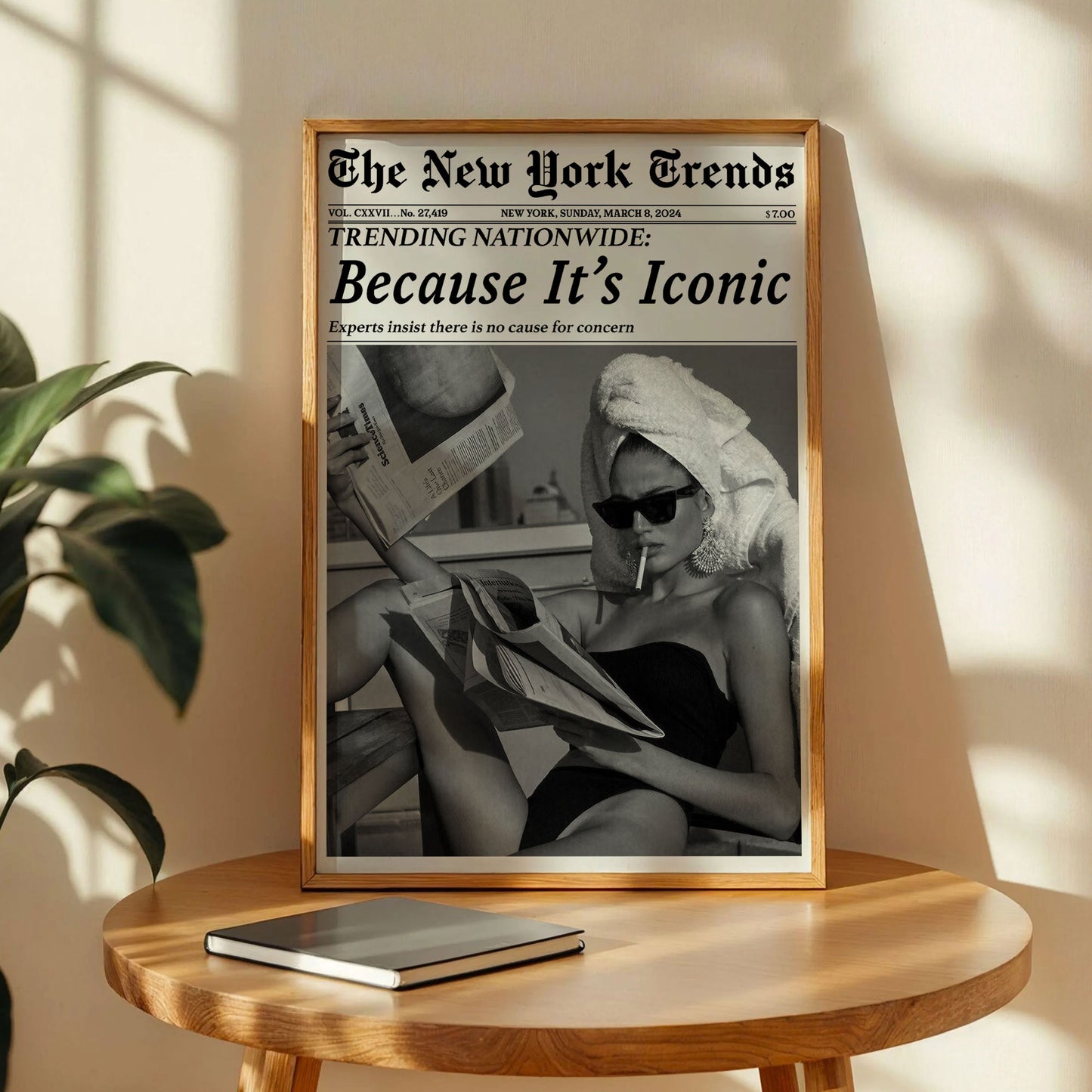Because It's Iconic Newspaper Print
