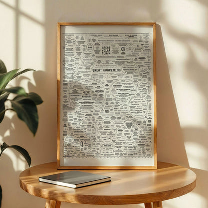 The Great Awakening Map Art Print