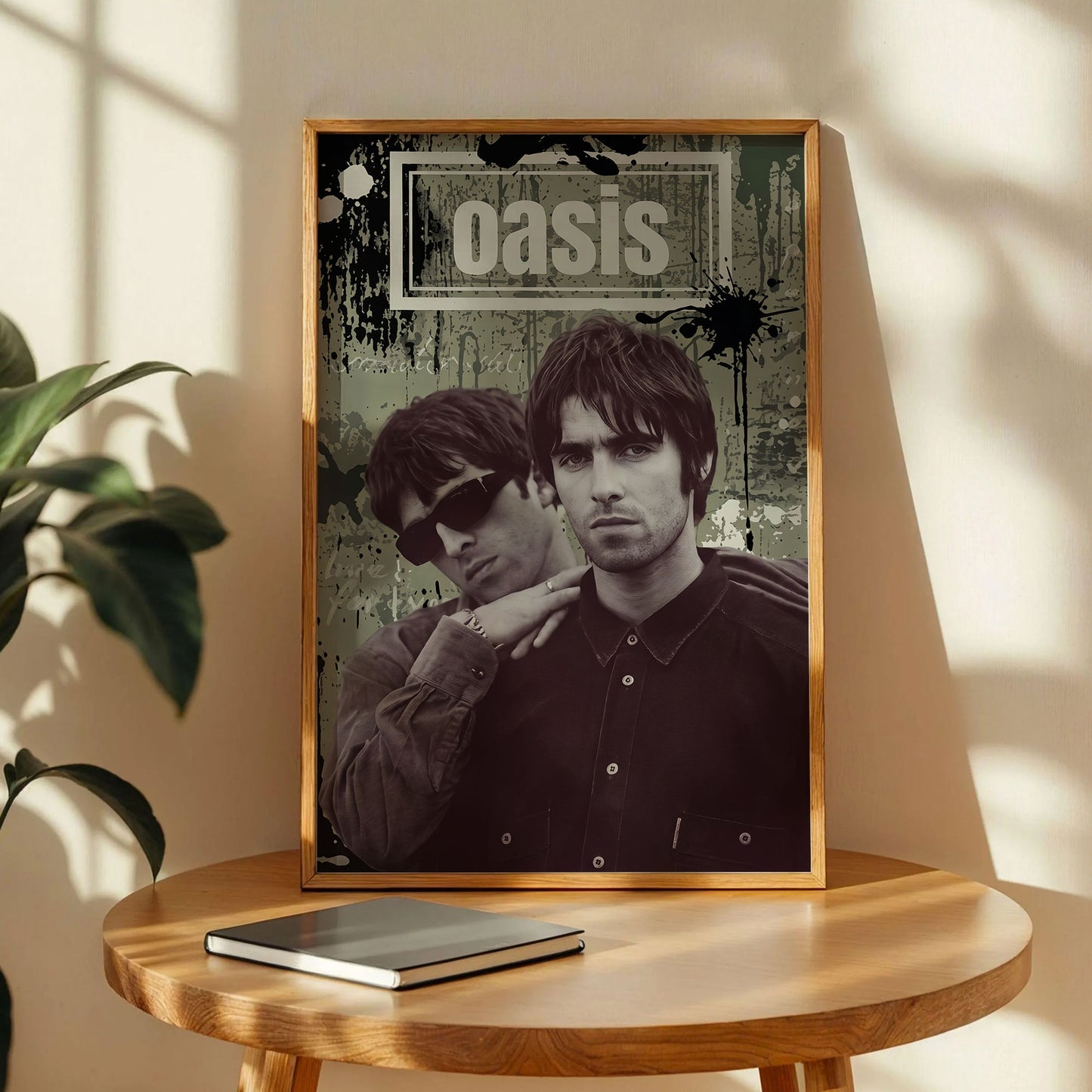 Oasis Liam and Noel Gallagher Poster