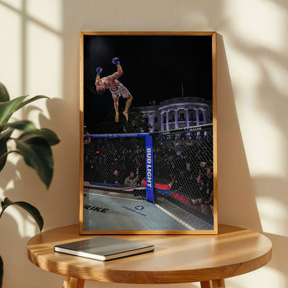 UFC fighter Justin Gaethje Poster