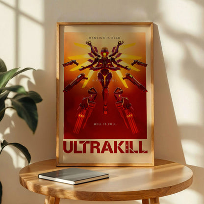 Ultrakill Video Game Poster