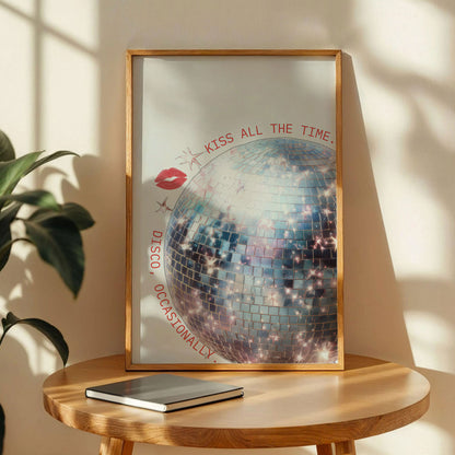 Harry Styles Sparkle Disco Ball Print