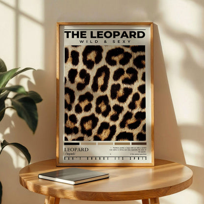 Leopard Trendy Bedroom Wall Art