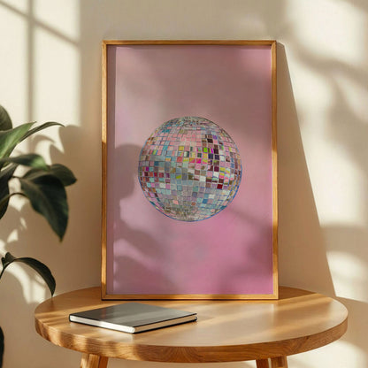 Bright Pastel Pink Girly Poster