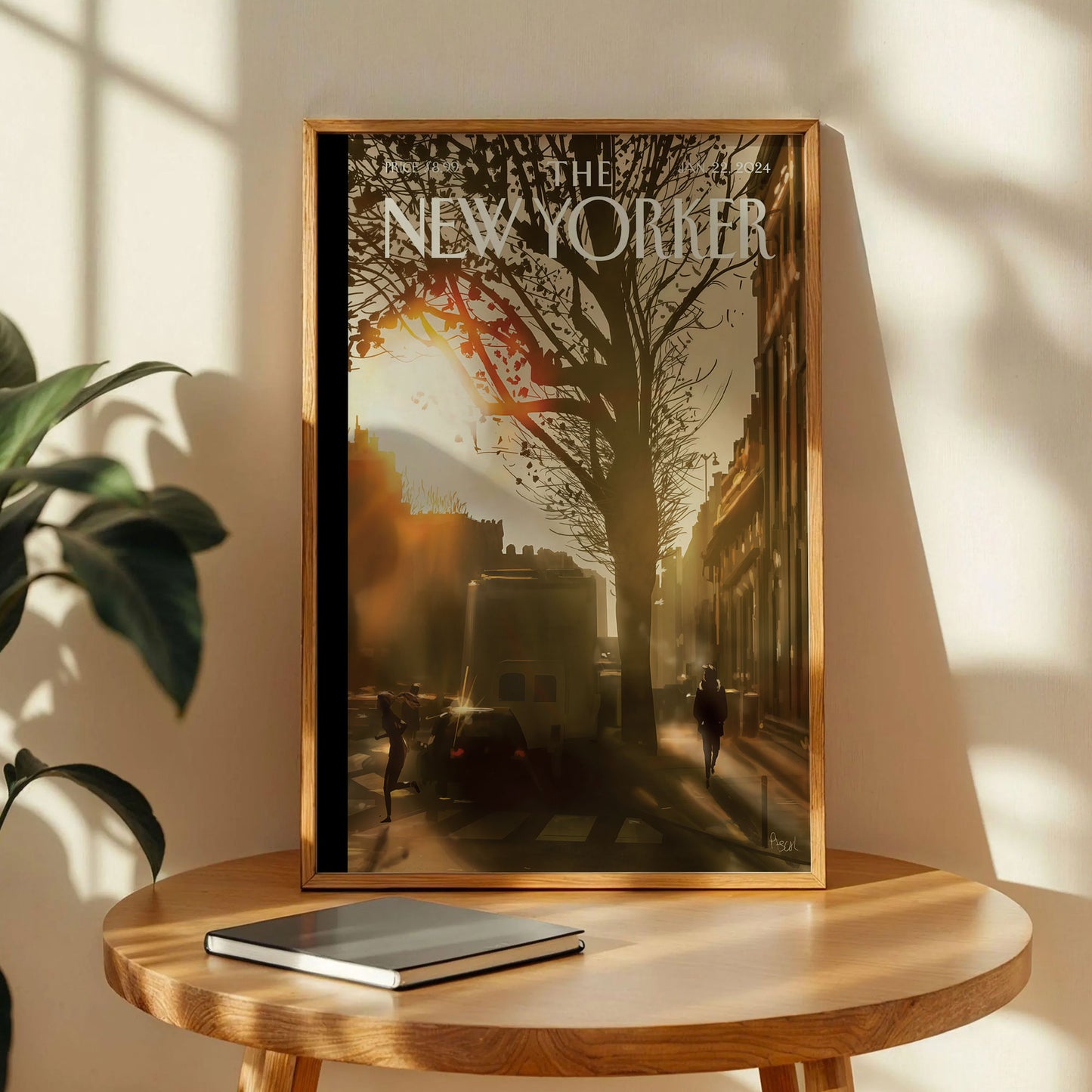 The New Yorker Winter Sun Art Print