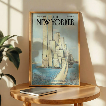 New Yorker Magazine Cover Print Art