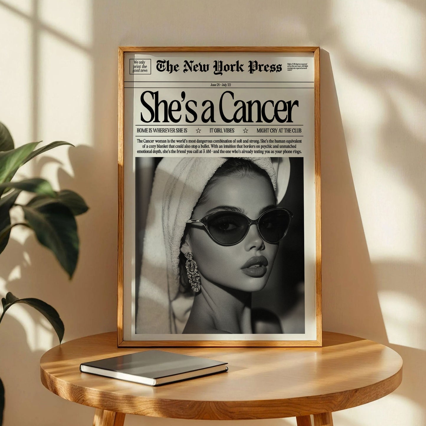 She’s a Cancer Zodiac Poster