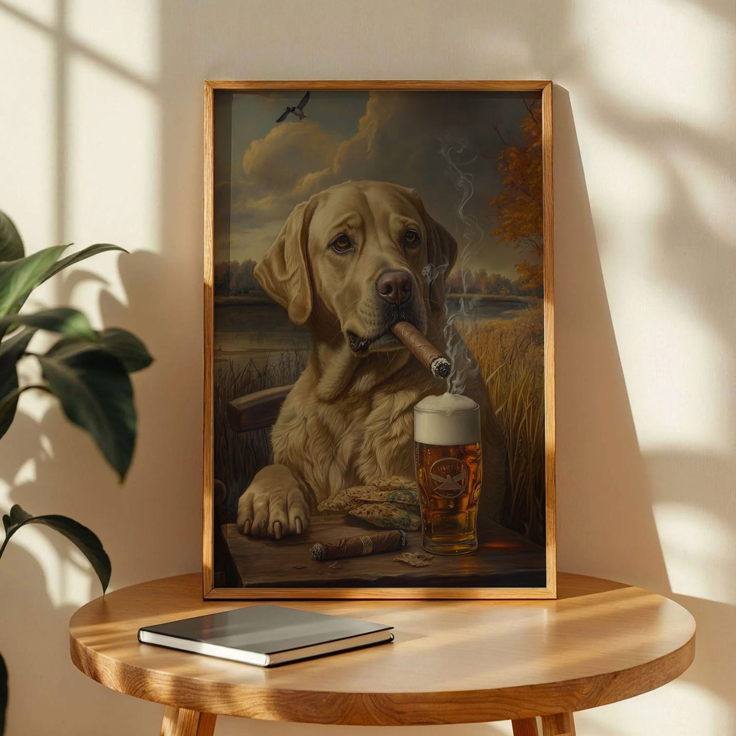 Labrador Retriever Ruff Day Wall Art