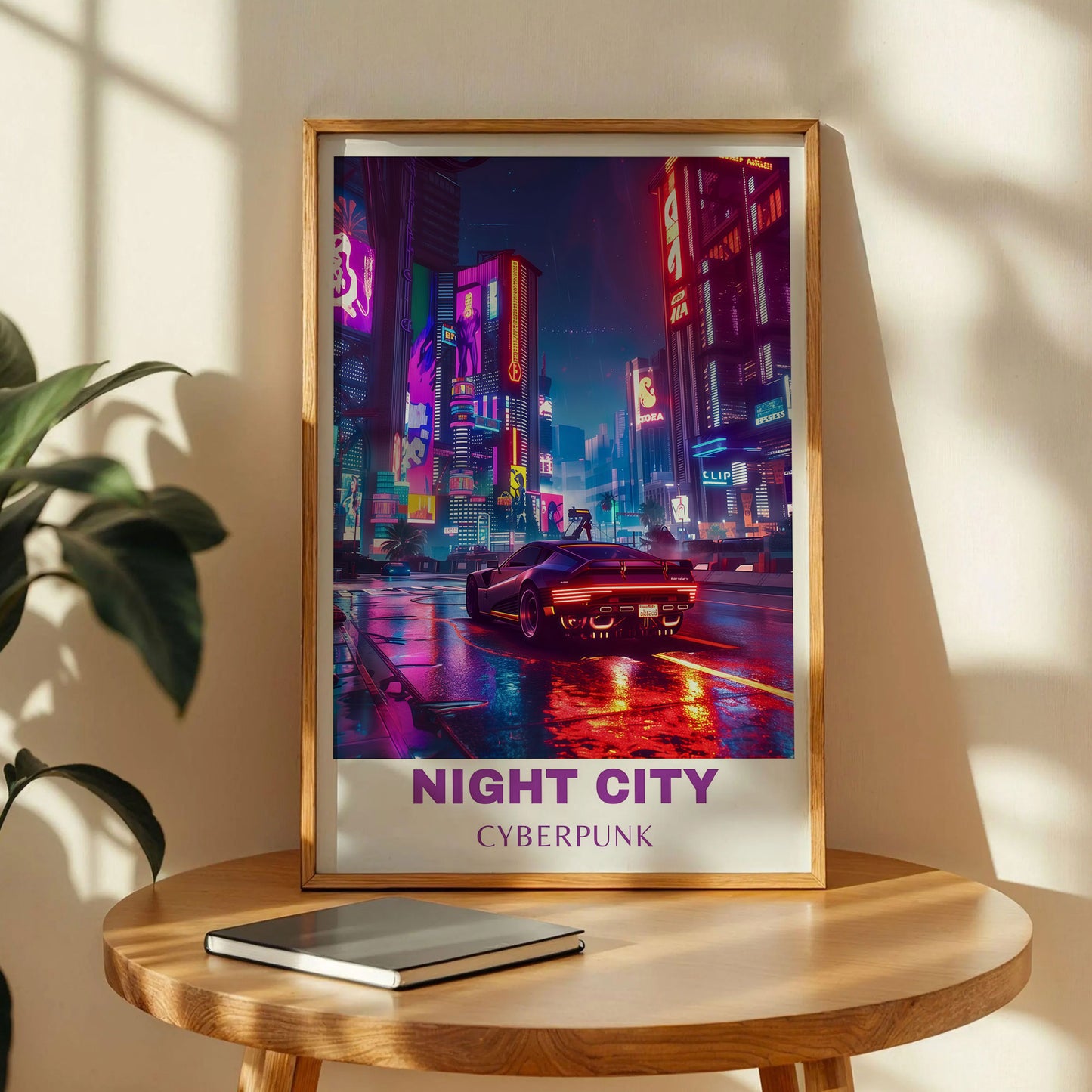 Night City Cyberpunk 2077 Poster