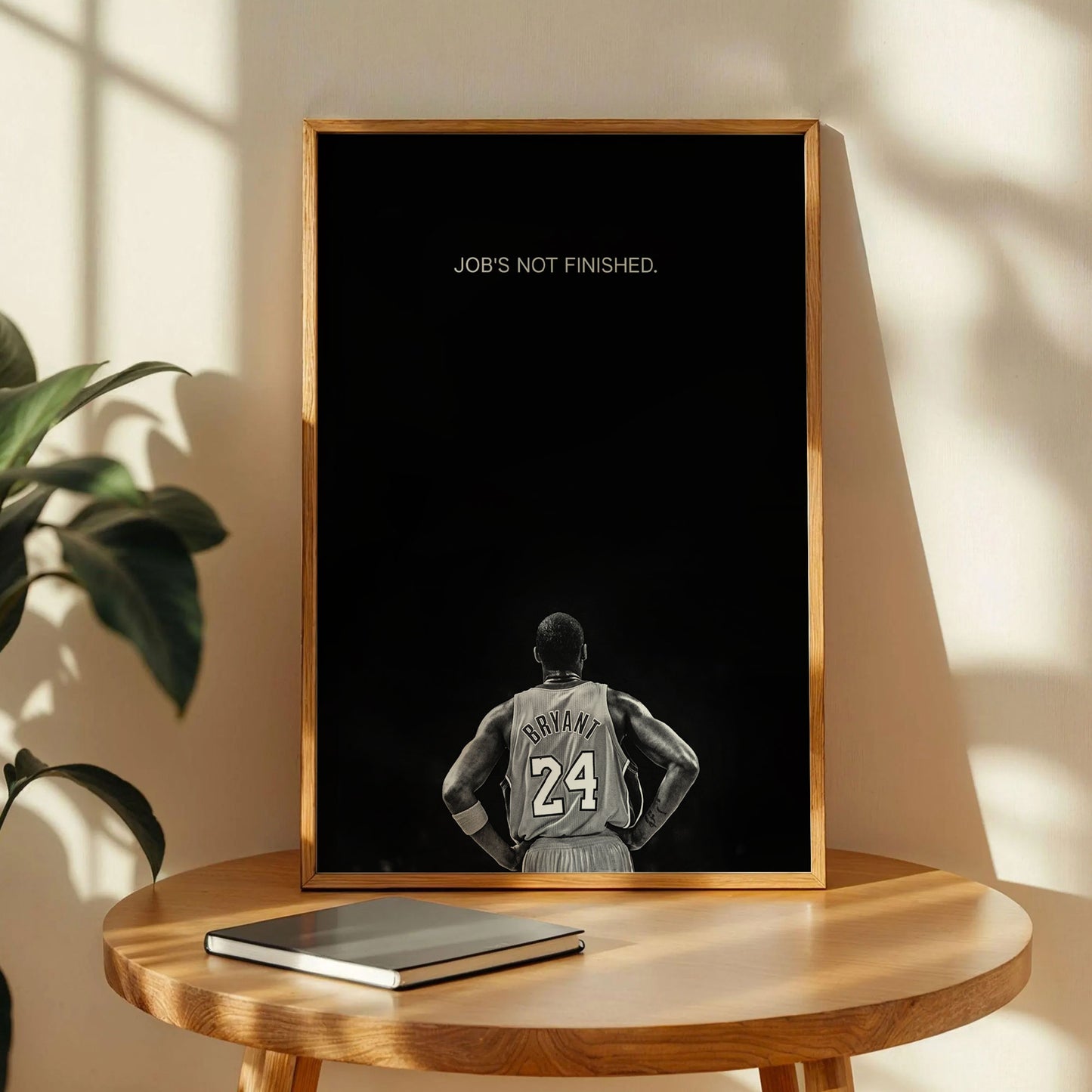 Job's Not Finished Kobe Bryant Print